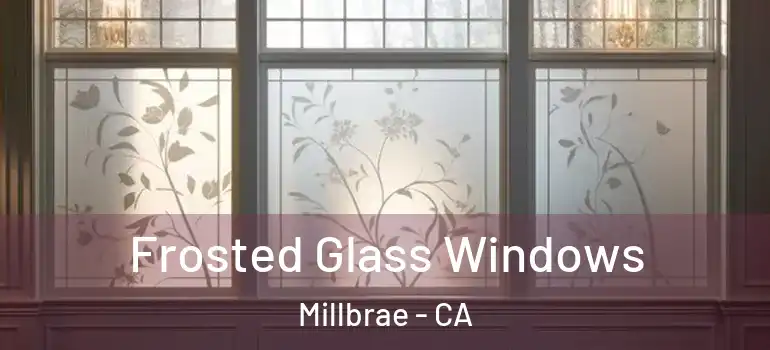  Frosted Glass Windows Millbrae - CA