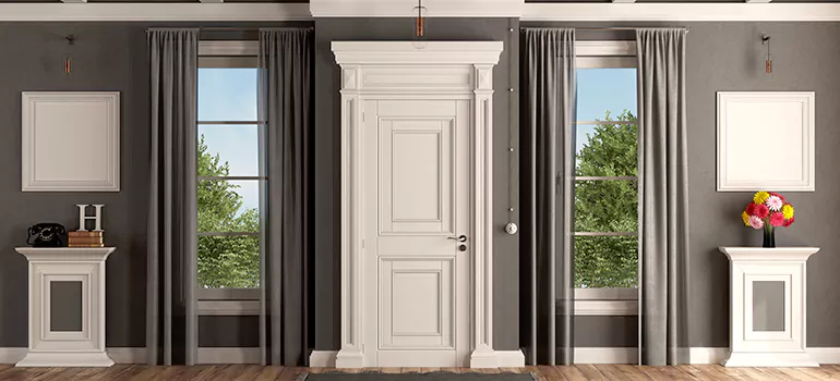 Removable Center Door Mullion in Millbrae, CA