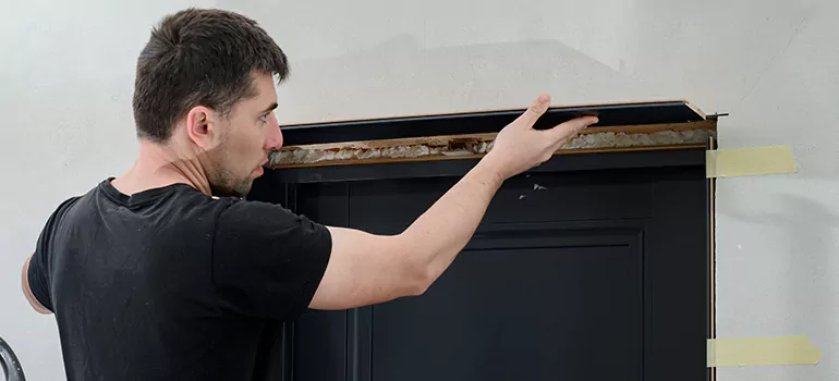 Wood Door Hole Repair in Millbrae, CA